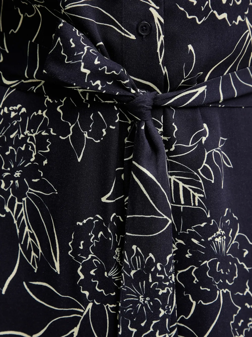 Gant Midi-jurk met ceintuur Blauw