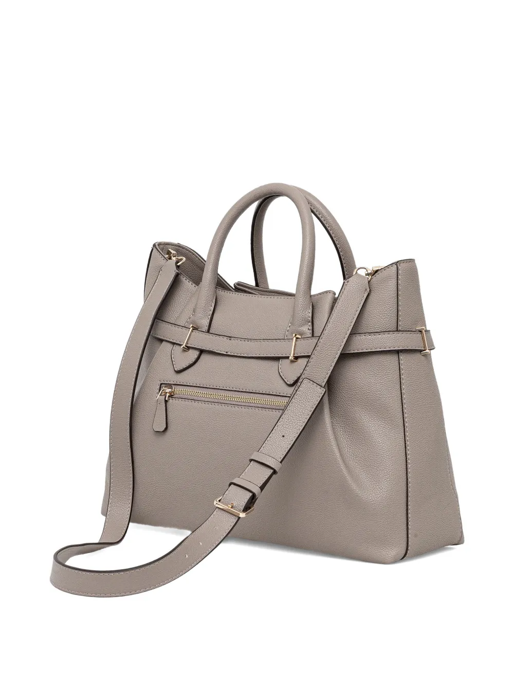  Guess Usa Yesba Buckle Padlock Tote Bag - Grey 