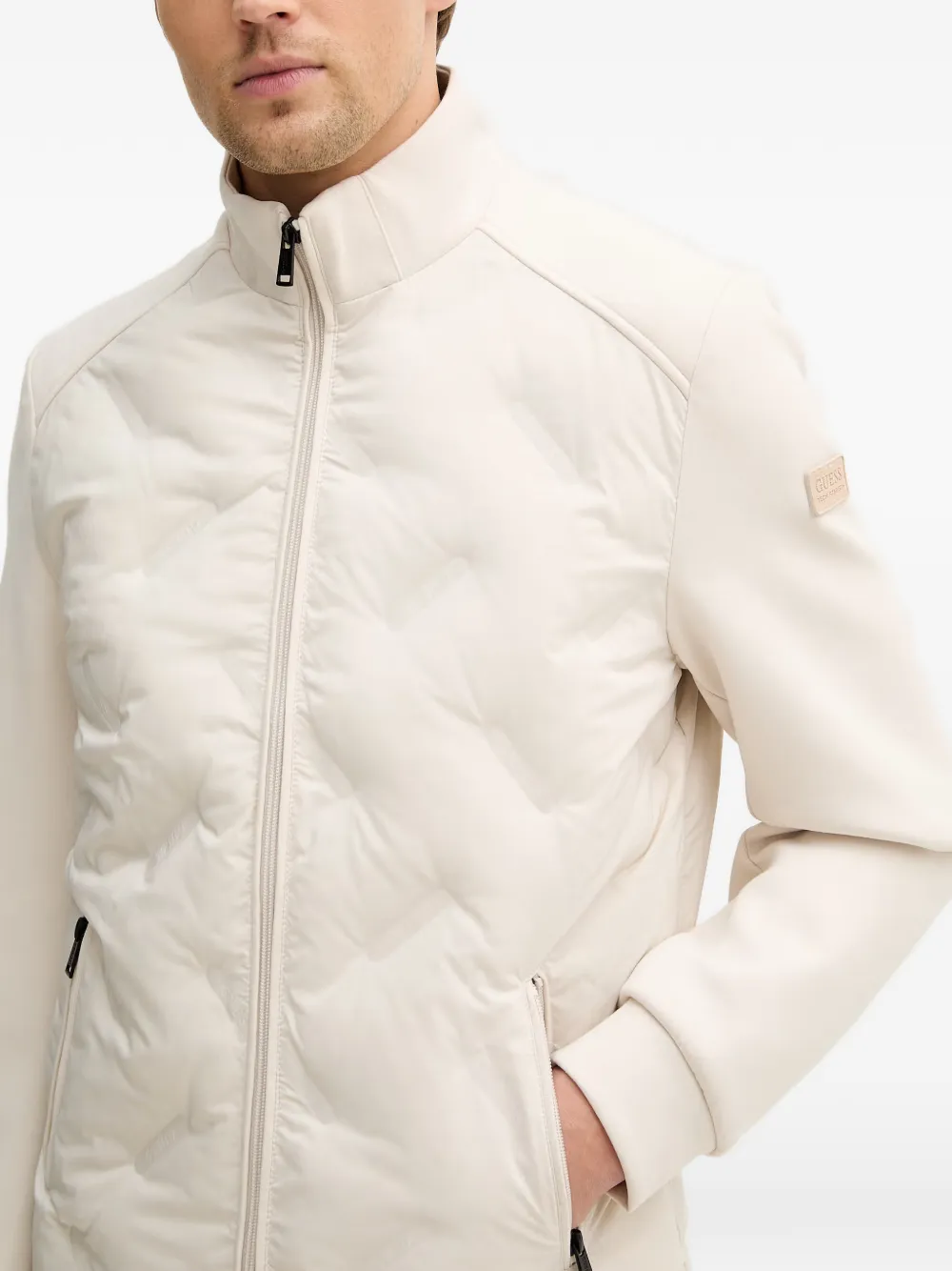 GUESS USA Gewatteerd jack Beige