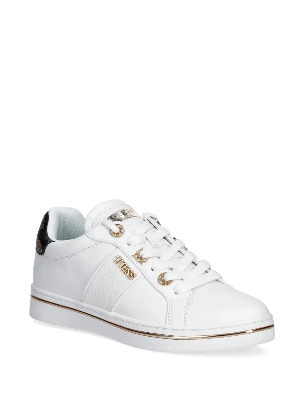 GUESS USA Sneakers met logoplakkaat Wit