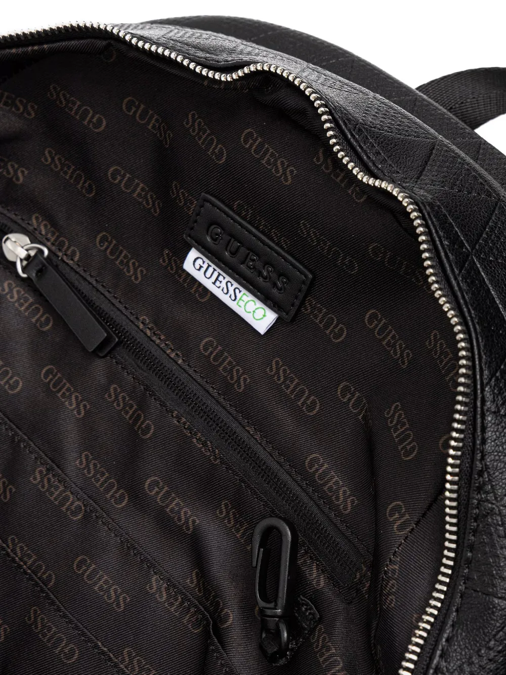 GUESS USA Torino rugzak met driehoekig patroon Zwart