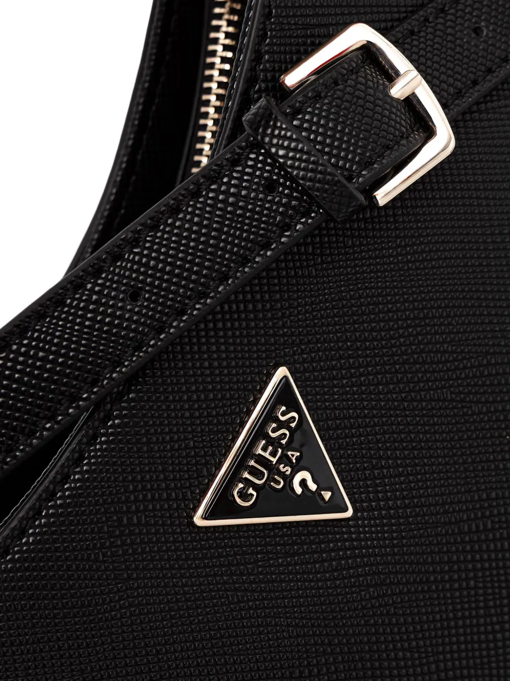 GUESS USA Noelle schoudertas met logodetail Zwart
