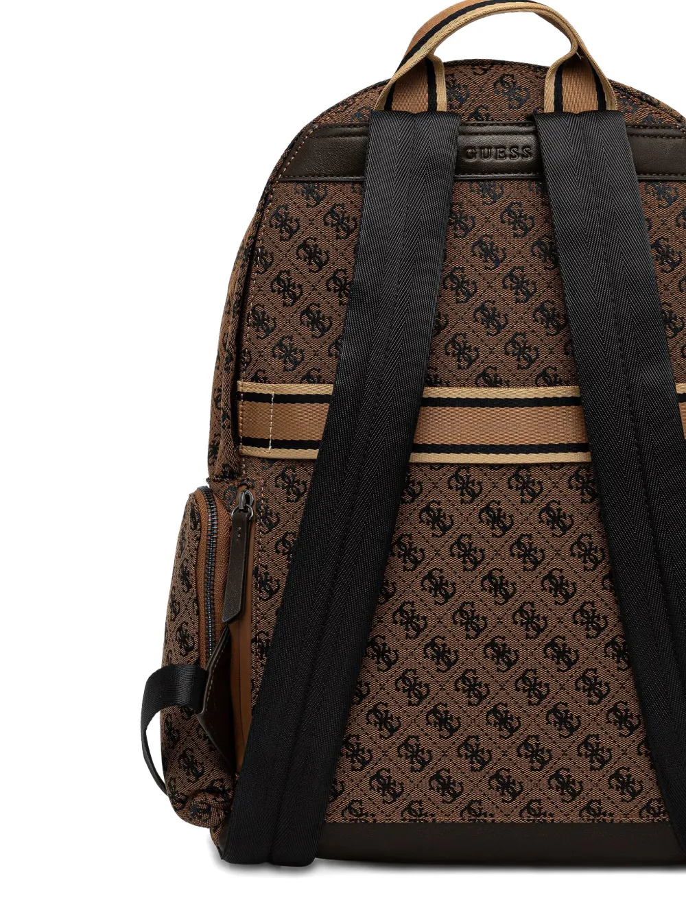  Guess Usa Boston Zip-fastening Backpack - Brown 