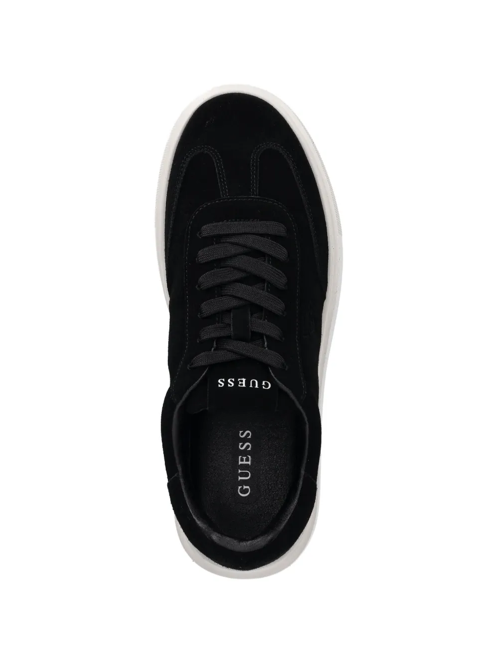 GUESS USA Suède sneakers Zwart