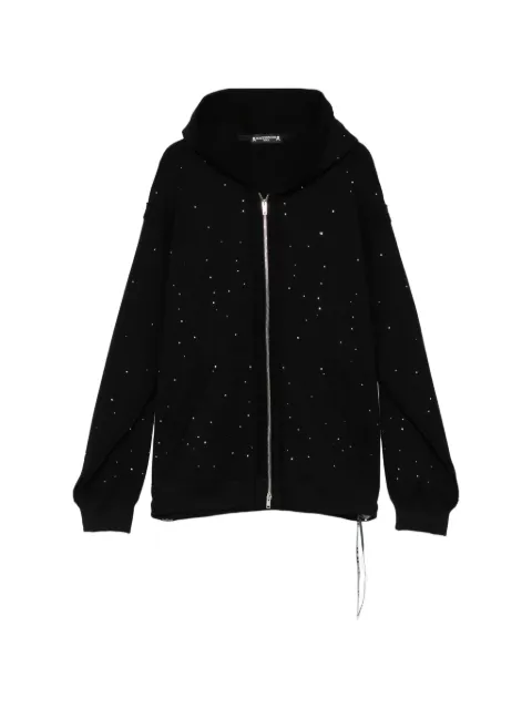 Mastermind World crystal-embellished logo hoodie