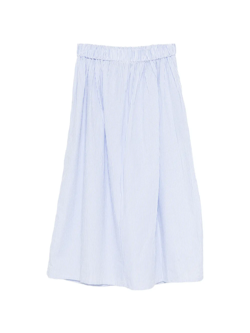  Joshua Sanders Seersucker Midi Skirt - Blue 