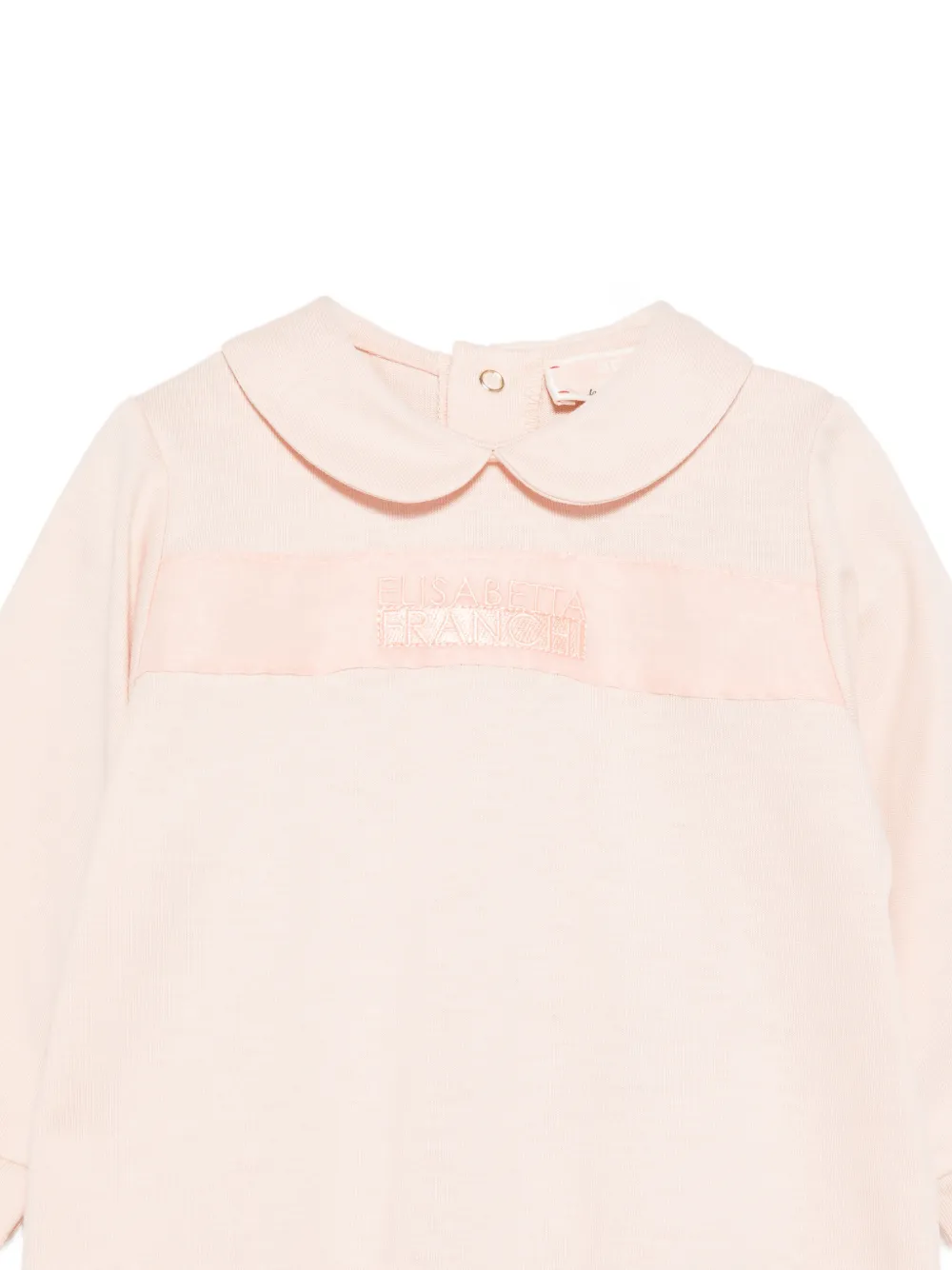 Elisabetta Franchi La Mia Bambina Pyjama met kraag Roze