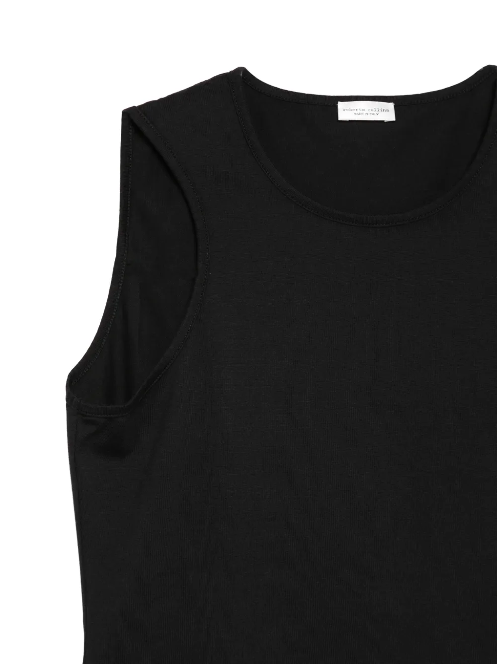  Roberto Collina Sleeveless Top - Black 