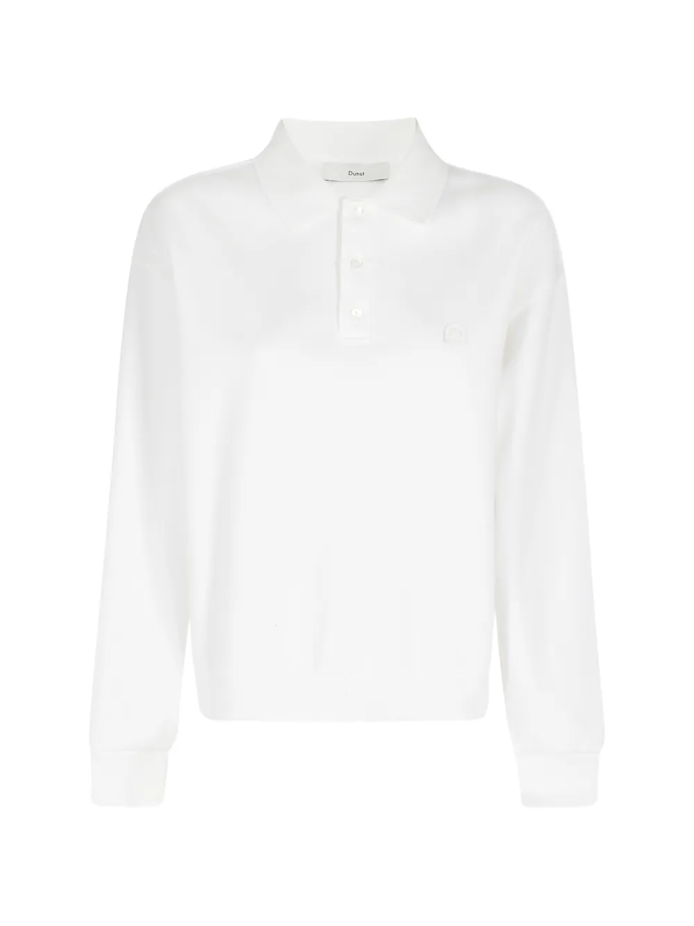 DUNST straight hem polo shirt - Bianco