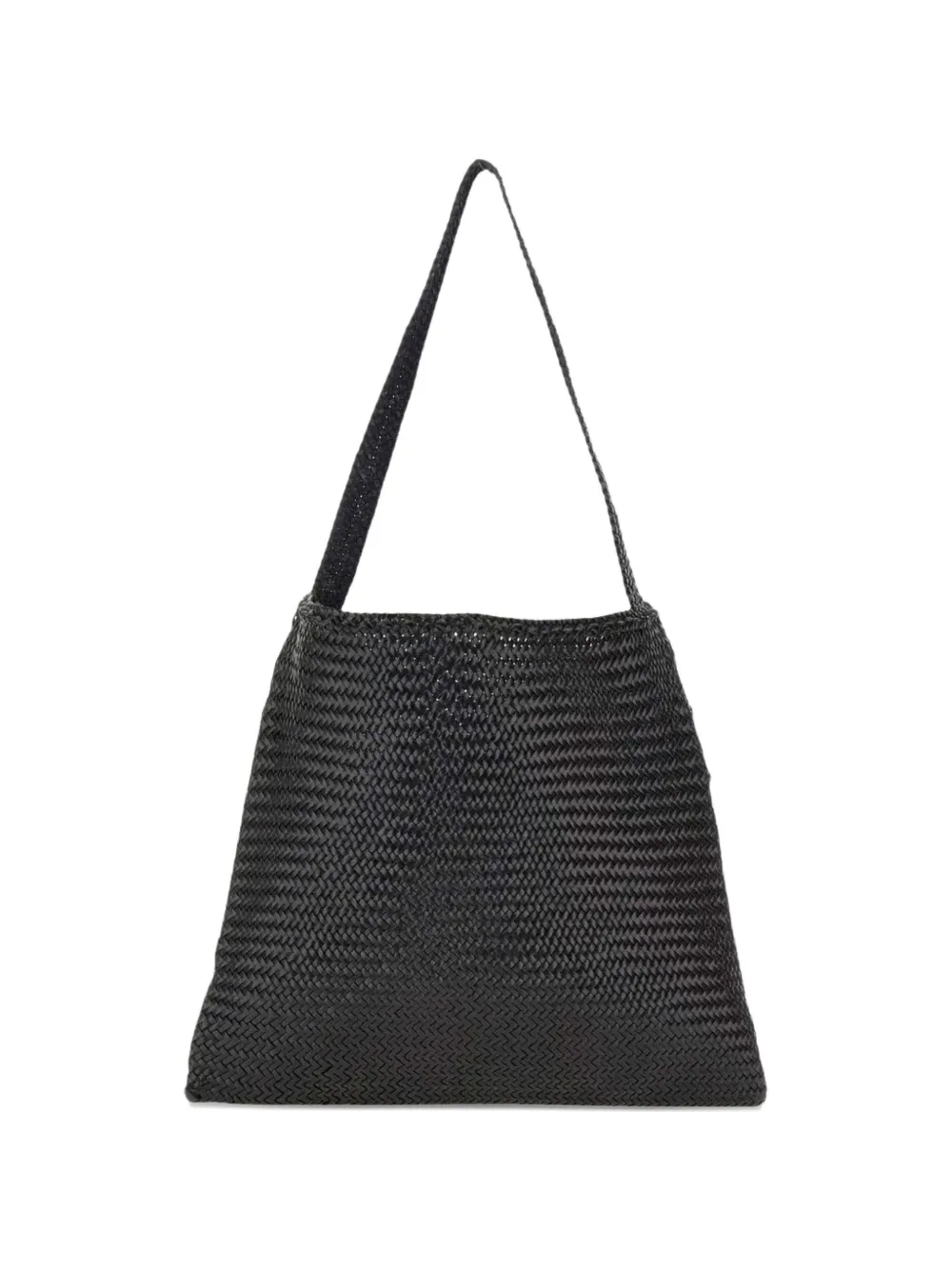 DRAGON DIFFUSION Ars woven-design shoulder bag - Nero