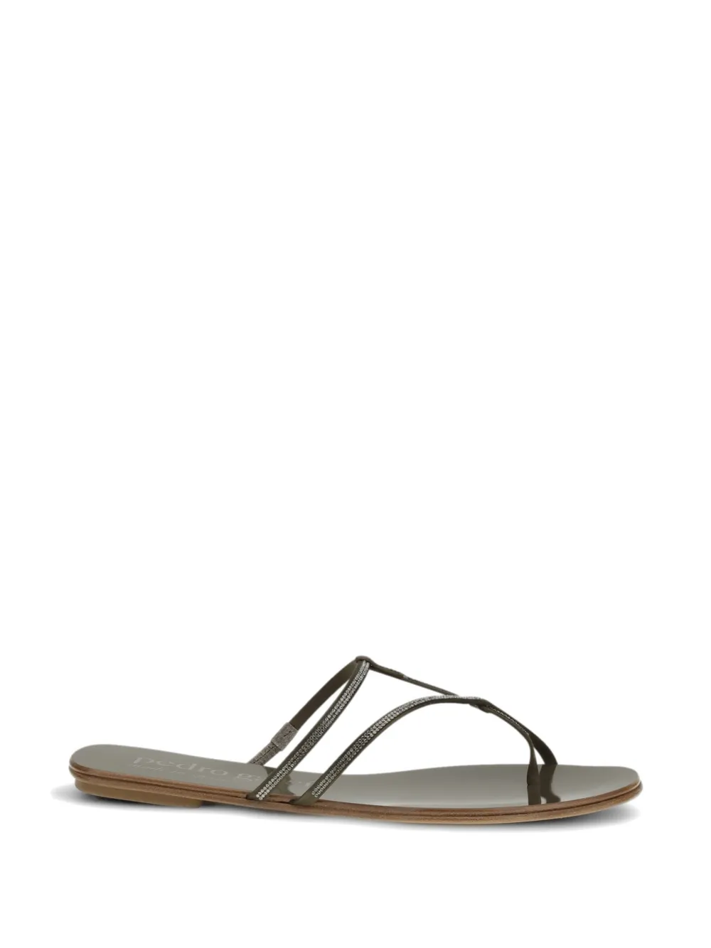 Pedro Garcia embellished strap sandals - Marrone