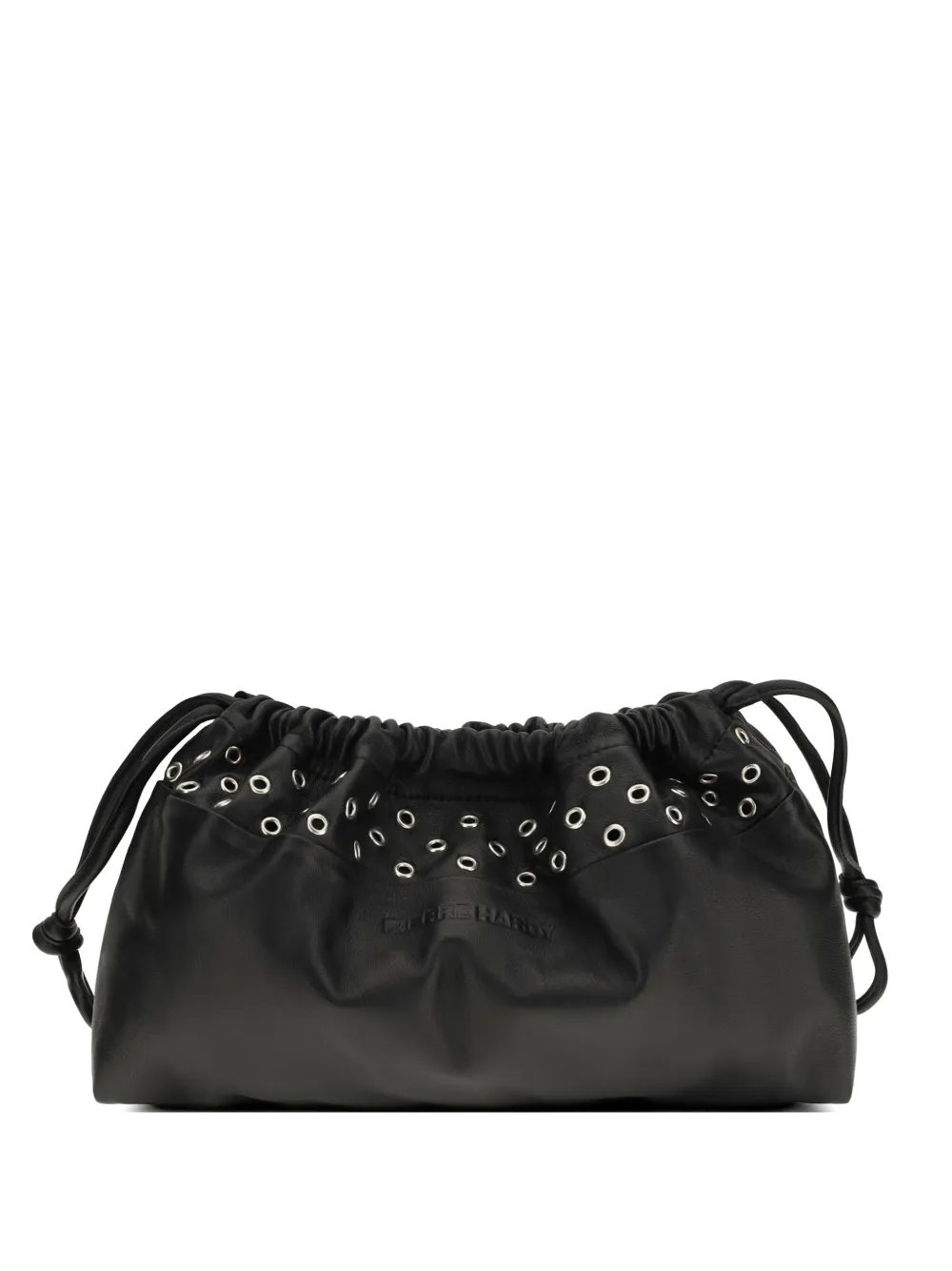 Pierre Hardy Double Clutch with eyelets clutch bag - Nero