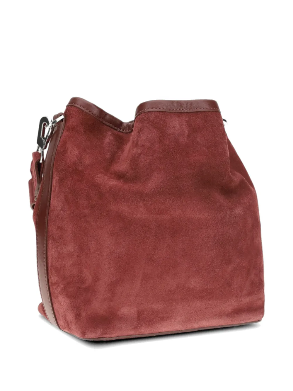 Pierre Hardy Alpha suède maxi bucket-tas met klepzak Rood