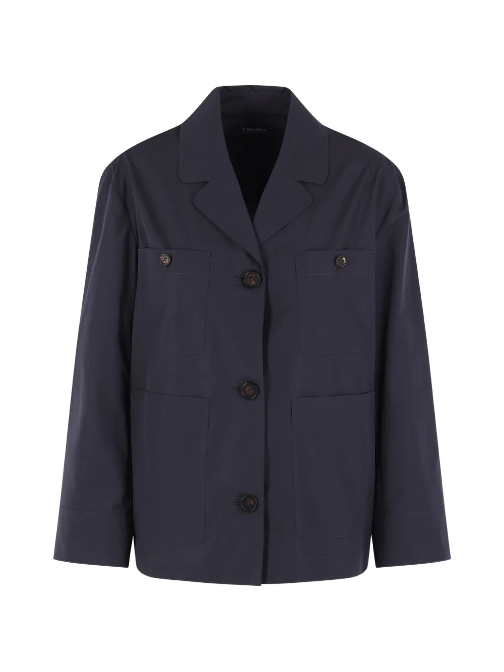 'S Max Mara patch-pocket cotton shirt - Blau