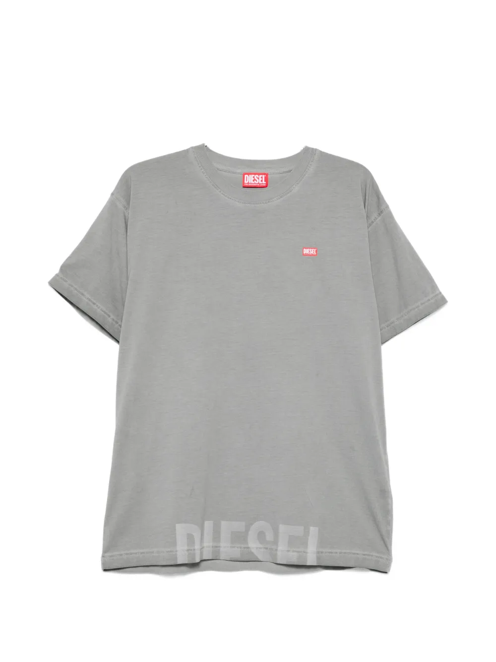 Diesel T-Norm-T7 logo-detail T-shirt - Grigio