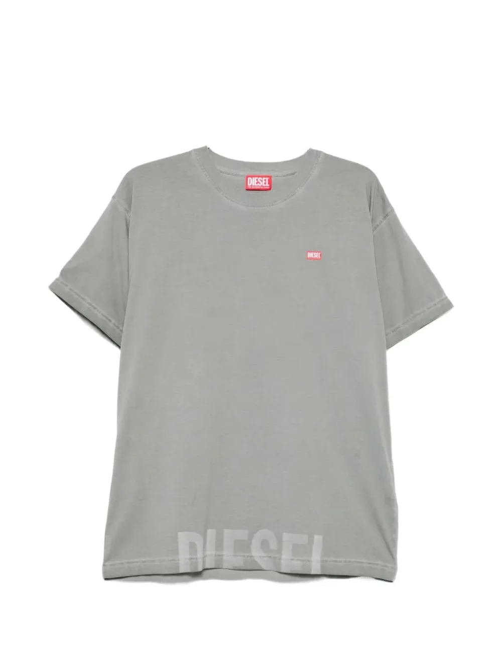 Diesel T-Norm-T7 logo-detail T-shirt - Grau