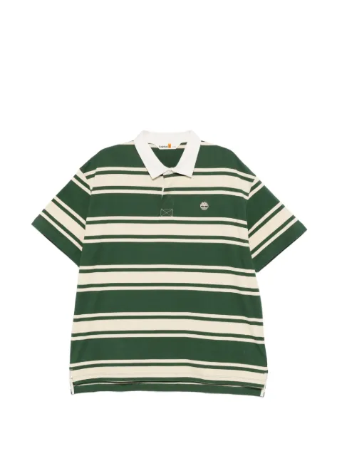 Timberland striped logo polo shirt