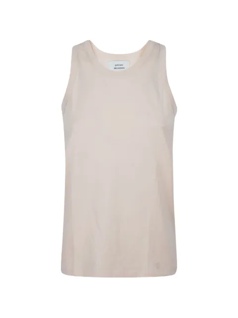 Loulou ribbed-trim tank top