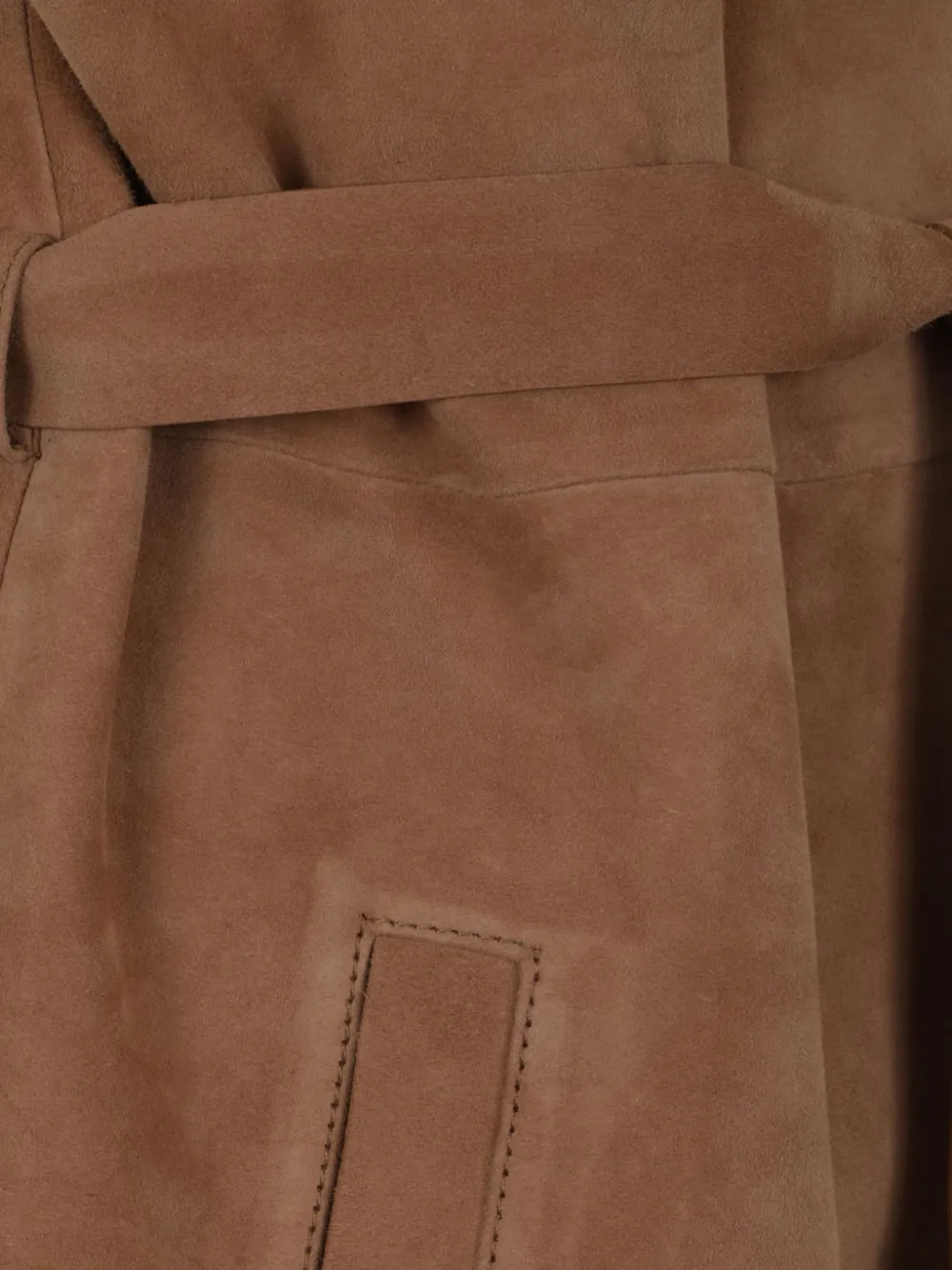  Desa 1972 Button Belted Jacket - Brown 