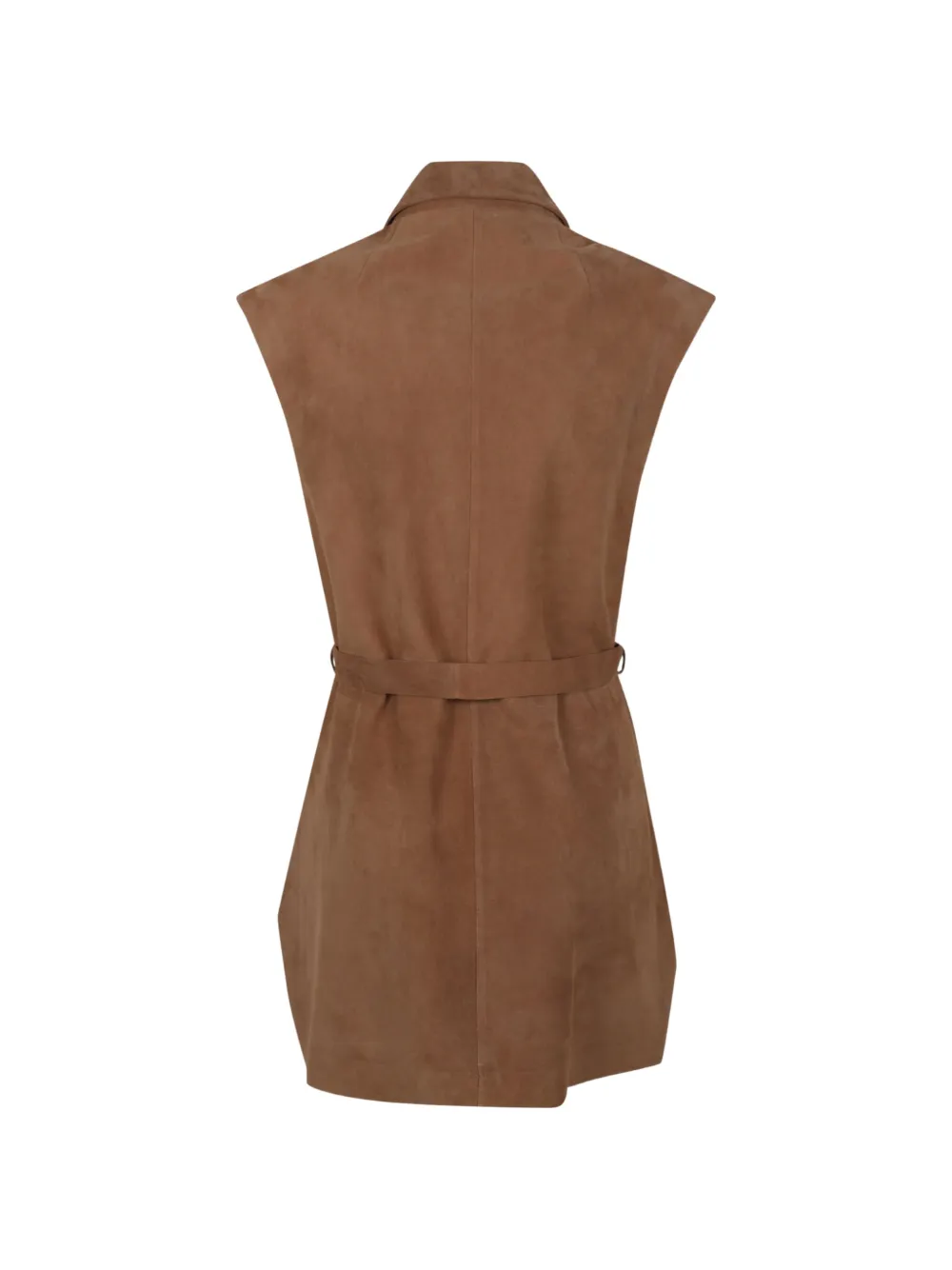 Desa 1972 Button Belted Jacket - Brown 