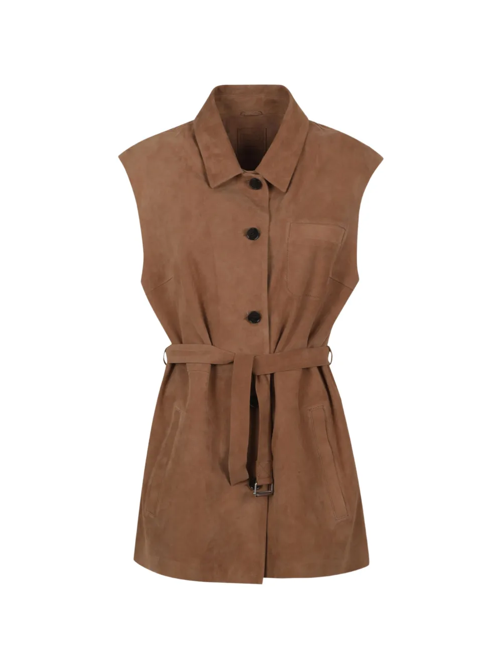 Desa 1972 button belted jacket - Marrone