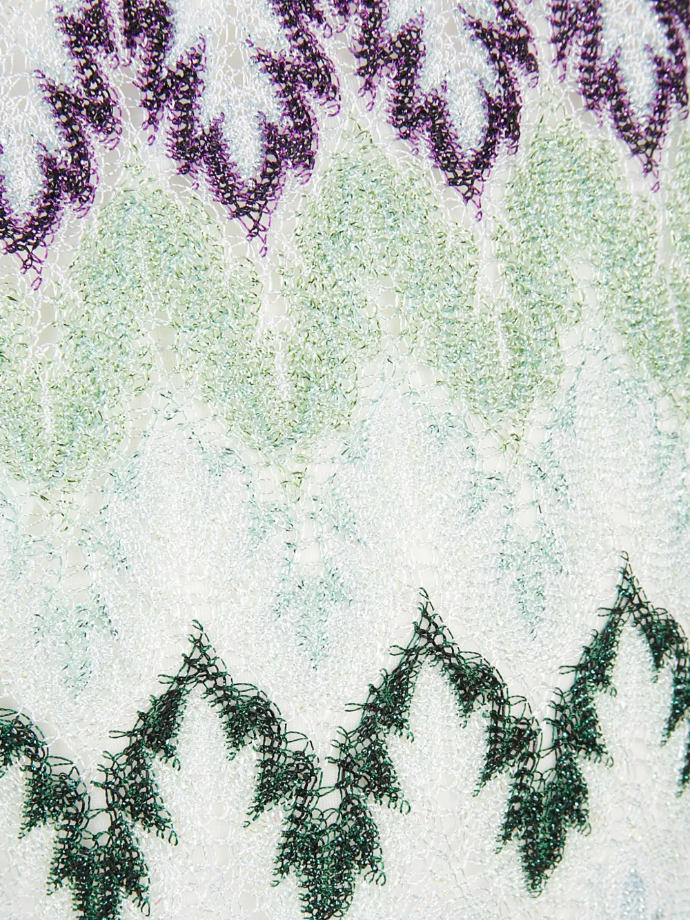 Missoni Veelkleurige shorts met zigzag-patroon Wit