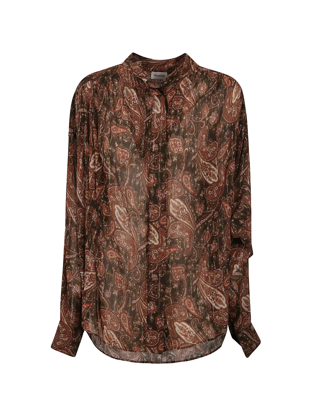 THE ANDAMANE Rania paisley-print shirt - Braun