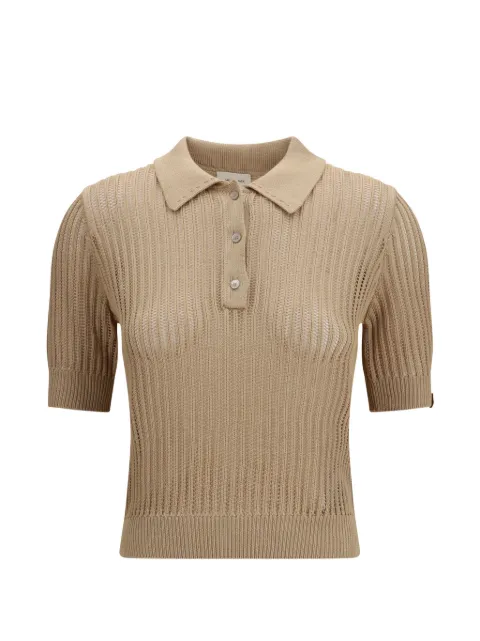 Jacob Cohën ribbed button polo shirt