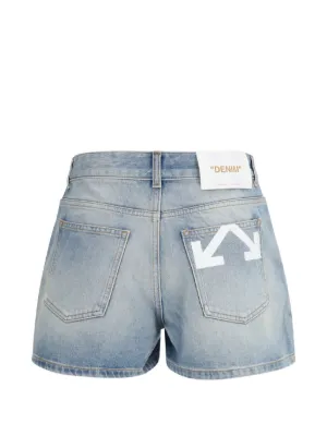 Off-White Jean Shorts for Women | Denim Shorts | FARFETCH US