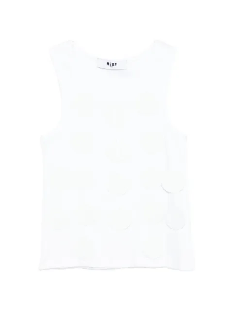 MSGM Kids Canotta con nastro