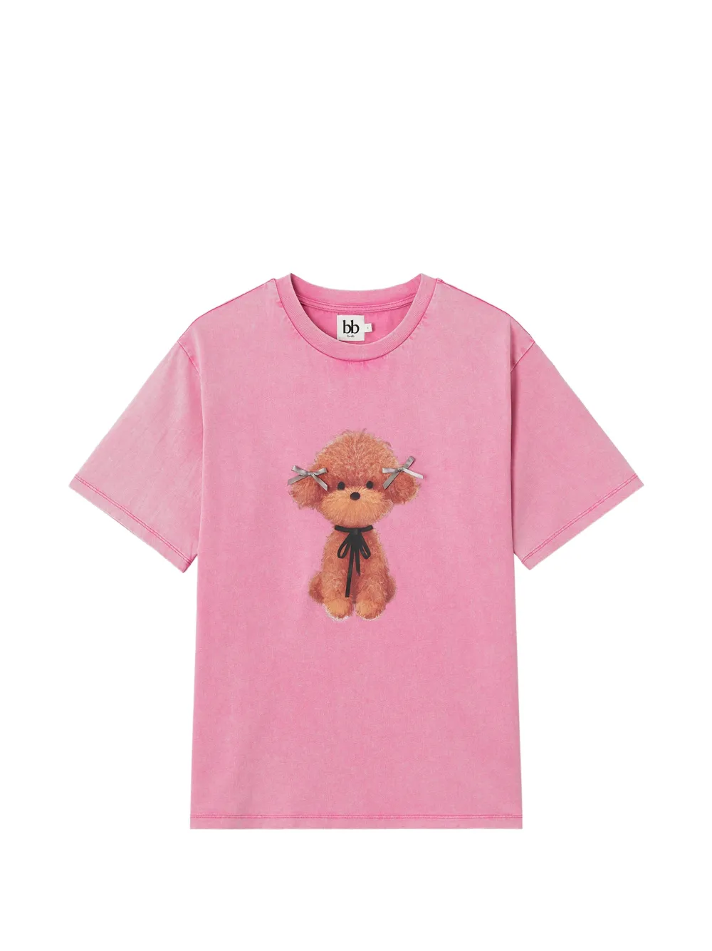 b+ab graphic-print T-shirt - Rosa