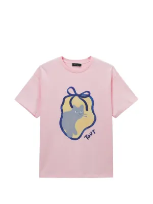 Comme Des Garçons Girl プリント Tシャツ | ピンク | FARFETCH JP