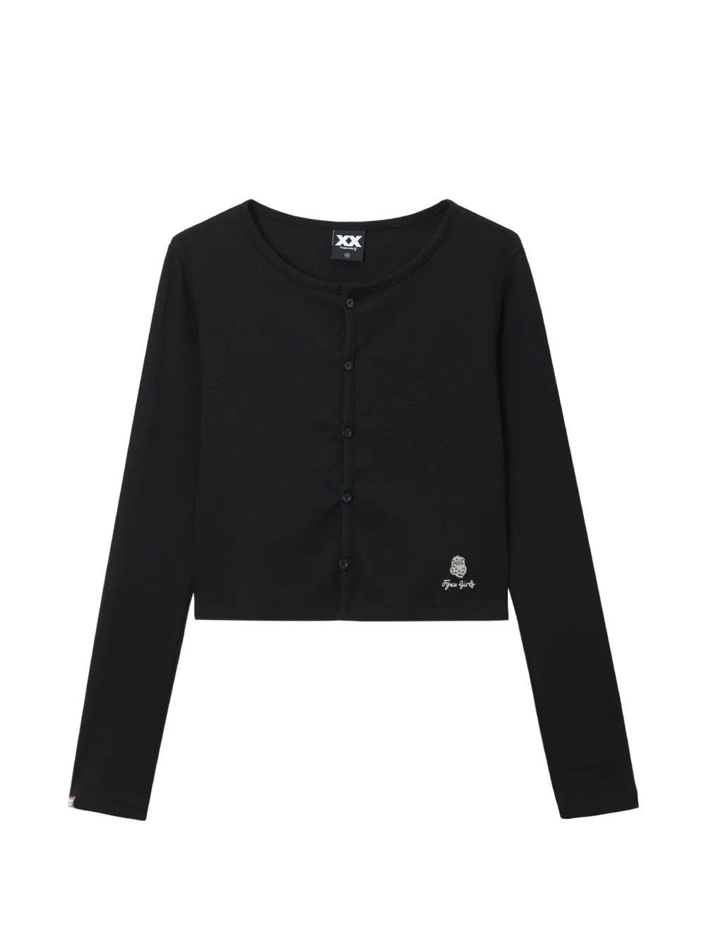 FINGERCROXX Cardigan con bottoni - Nero