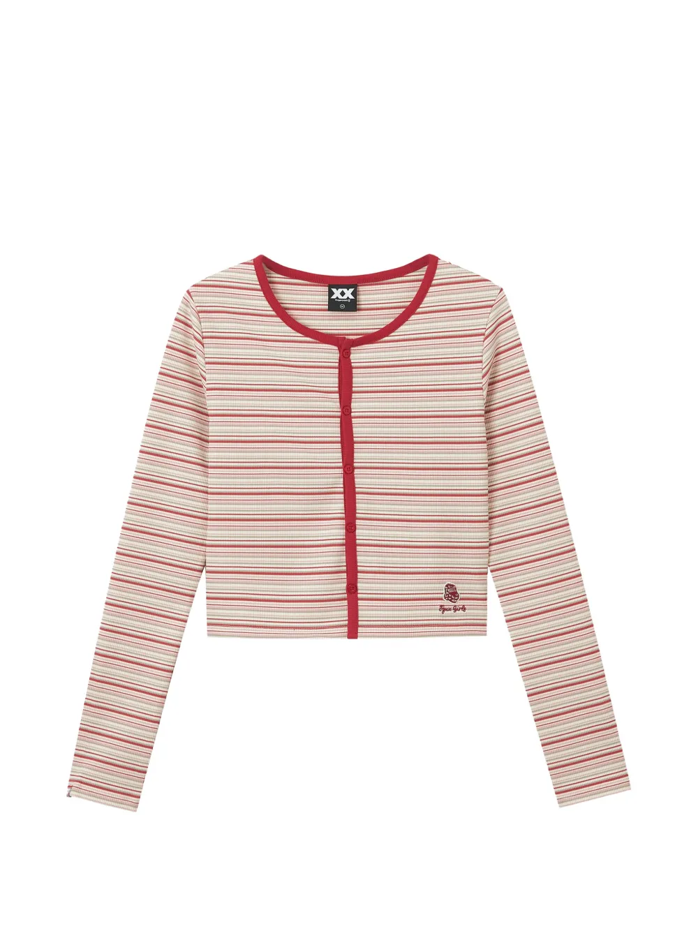 FINGERCROXX Gestreiftes Oberteil - Nude