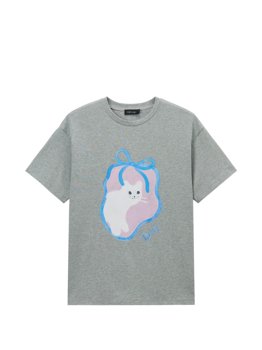 tout a coup T-shirt con stampa - Grigio