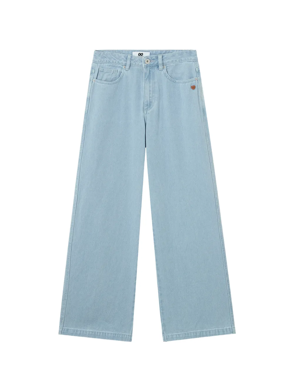 Chocoolate Weite Jeans Im Five-pocket-design In Blue