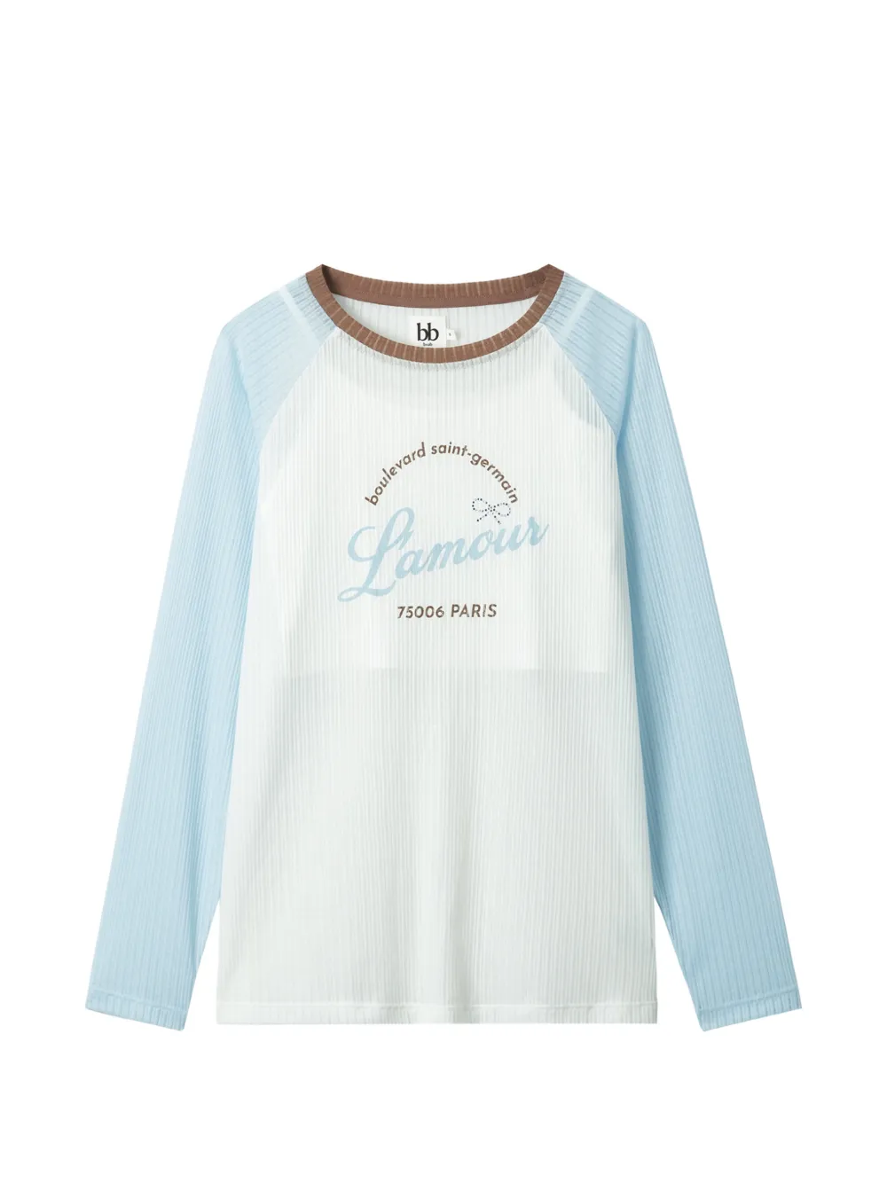 b+ab Top a maniche lunghe - Bianco