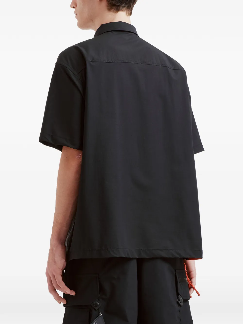 izzue Poloshirt met klepzak Zwart