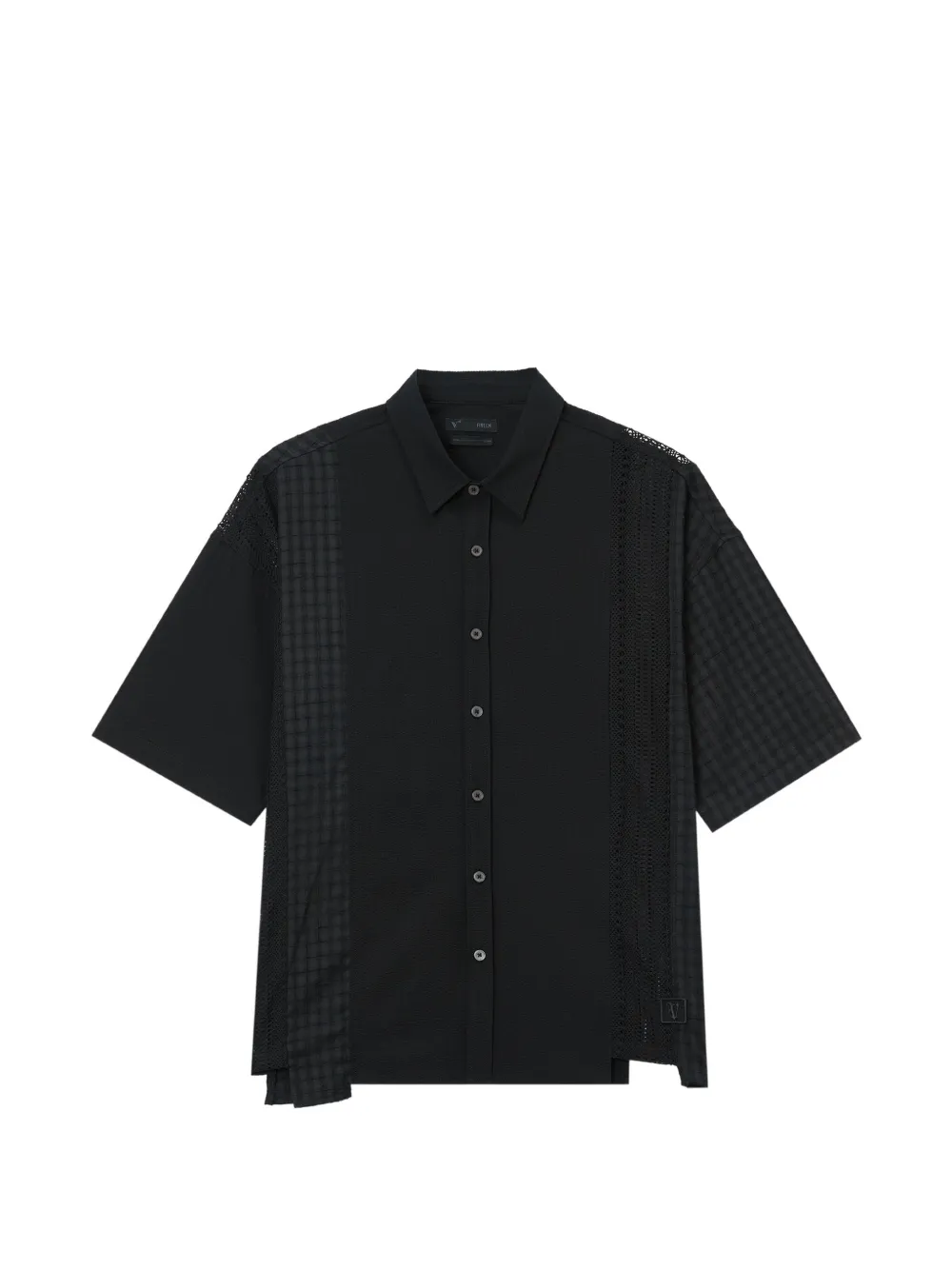 FIVE CM Camicia a quadri - Nero