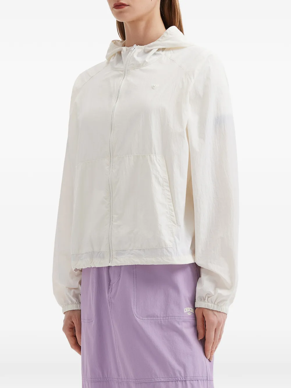  Chocoolate Hooded Zip Jacket - Neutrals 