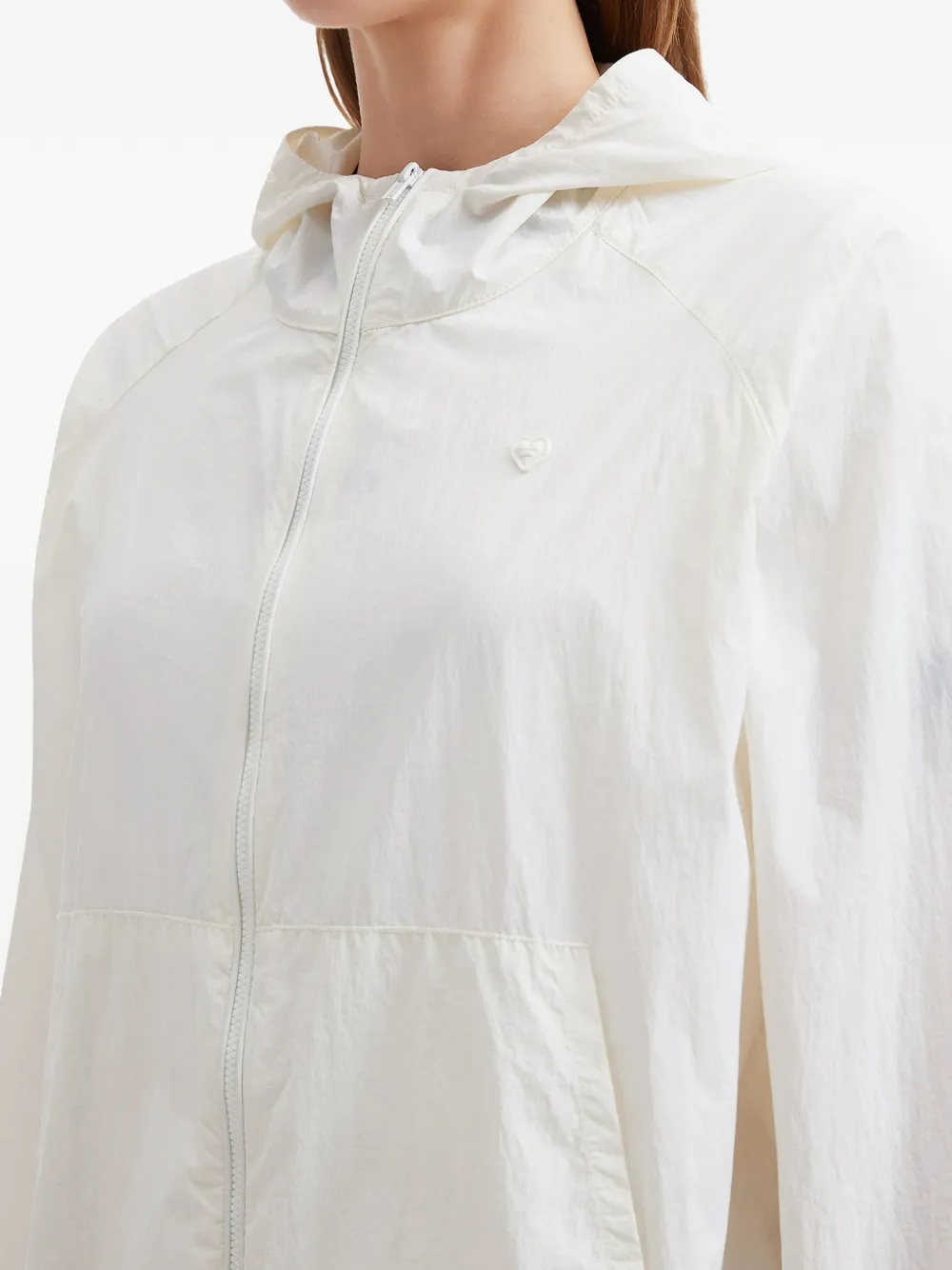 CHOCOOLATE Jack met capuchon en rits Beige