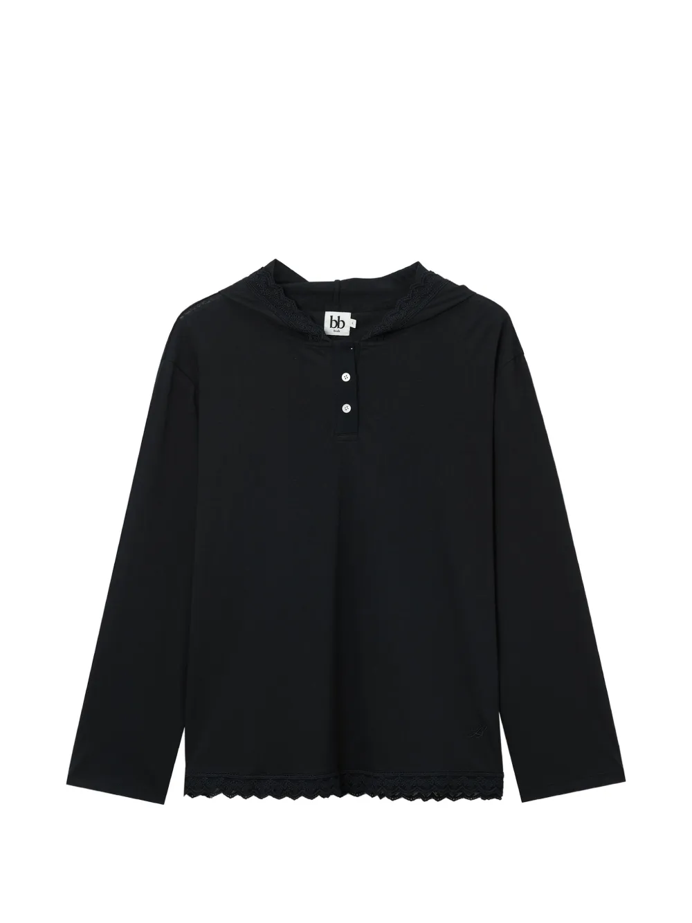 b+ab Felpa con cappuccio - Nero