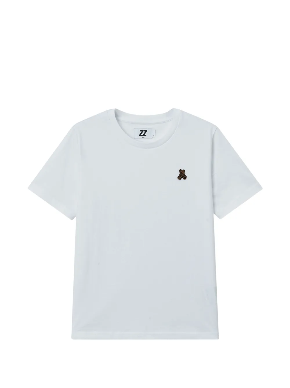 izzue T-shirt girocollo con applicazione - Bianco