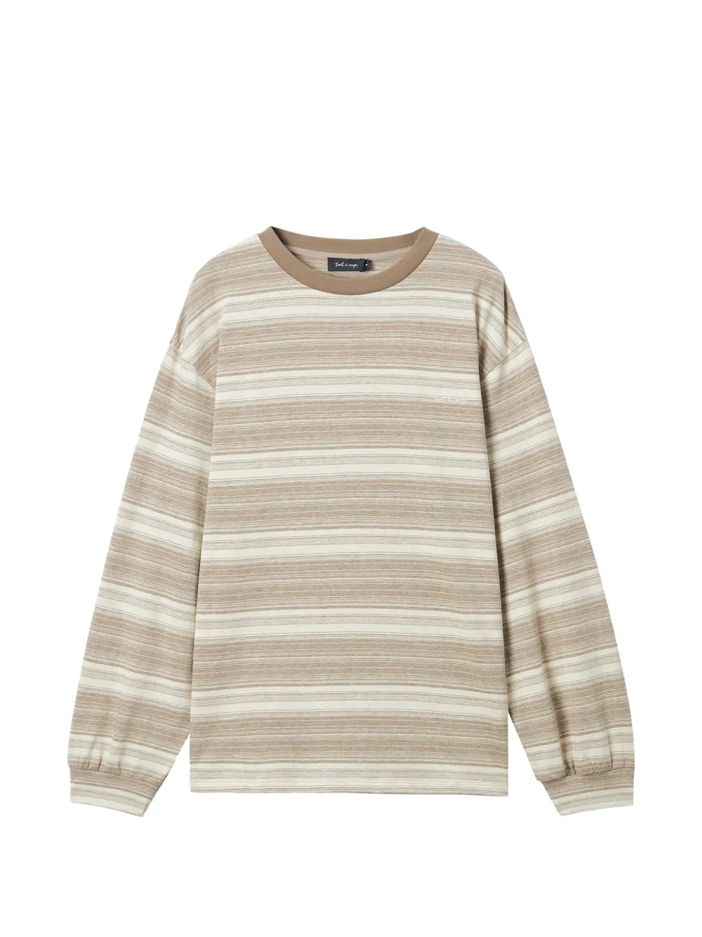 tout a coup Felpa a righe - Toni neutri