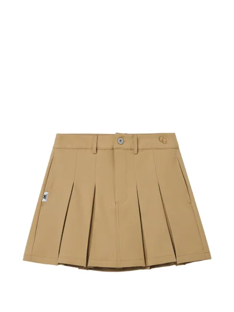 CHOCOOLATE pleated mini skirt