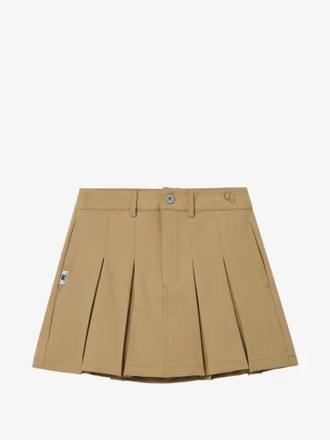 CHOCOOLATE pleated mini skirt