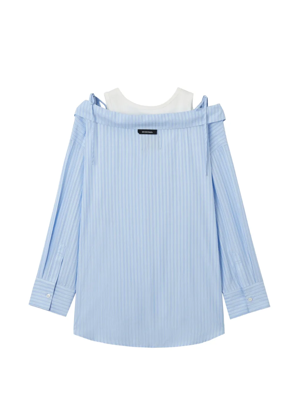  Musium Div. Striped Tie-straps Top - Blue 