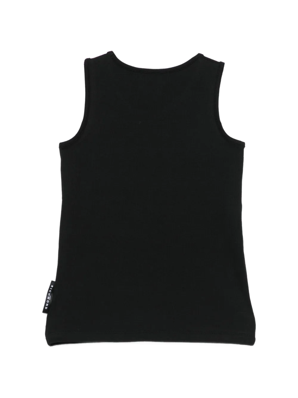 John Richmond Junior Vesttop met logo Zwart