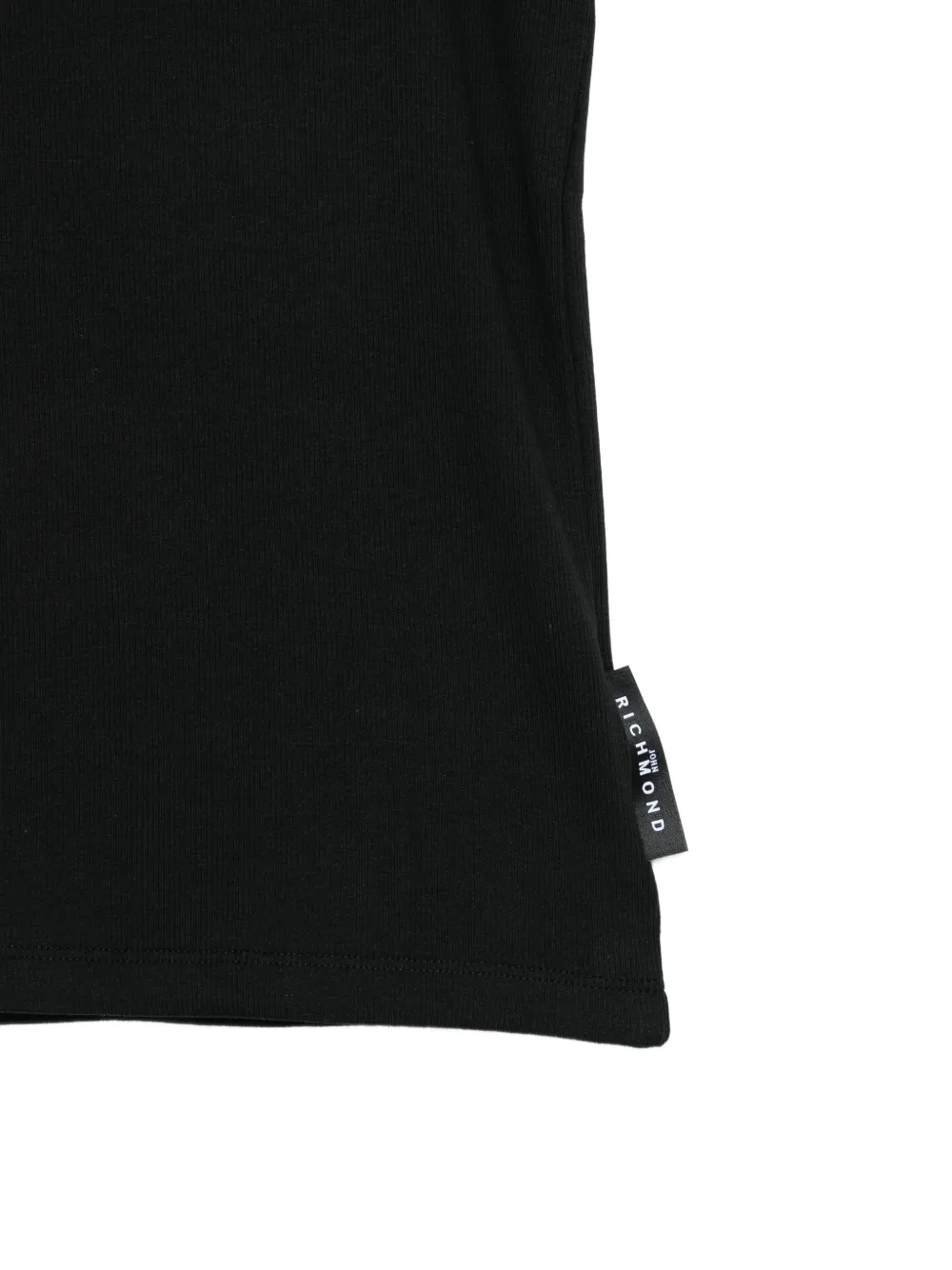 John Richmond Junior Vesttop met logo Zwart