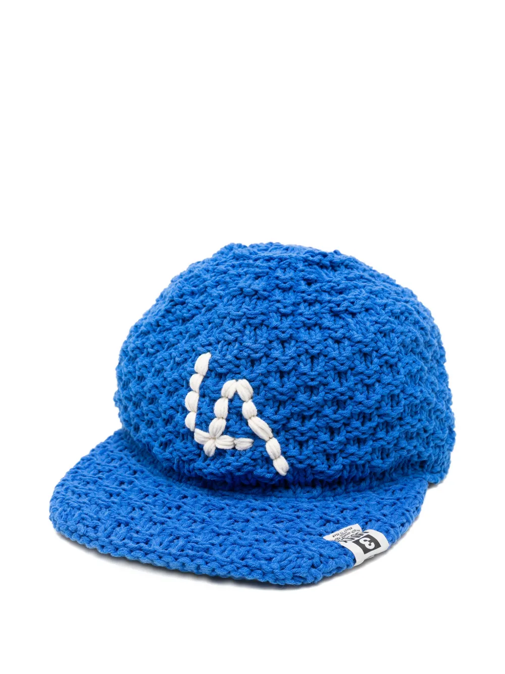 Maison MIHARA YASUHIRO knitted baseball cap - Blu